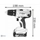 BOSCH GSR 18V-21 gręžtuvas - suktuvas SOLO CT